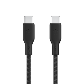 USB-C to USB-C Cable 100W, Black, hi-res